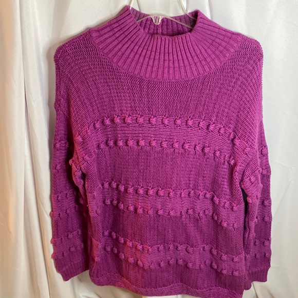 Nic & Zoe pink sweater with beautiful details - Picture 2 of 11